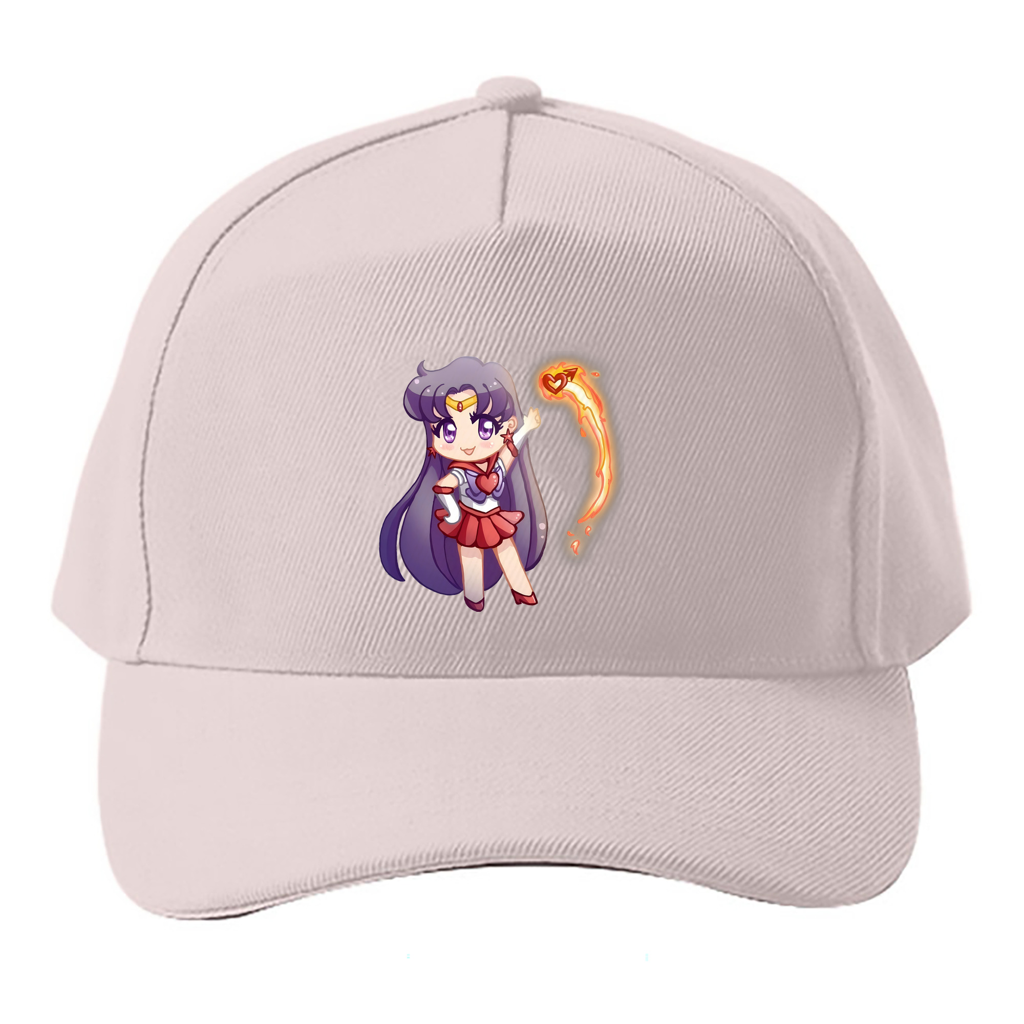 （画像用） 美少女戦士セーラームーン 火野レイ ひの レイ Sailor Moon Hino Rei （セーラーマーズ,Sailor Mars） ベースボールキャップ 綿100％ 男女兼用 帽子 スポーツ